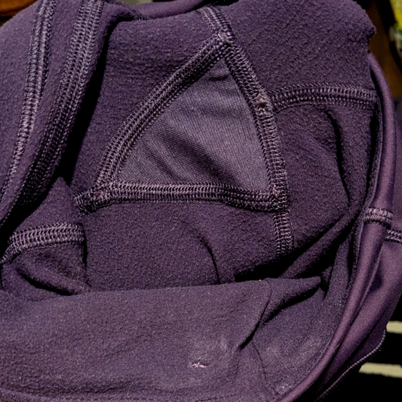 Lululemon Toasty Tech Legging Cyber Purple ZIP Pocket High Waist Size 4 - Picture 3 of 9